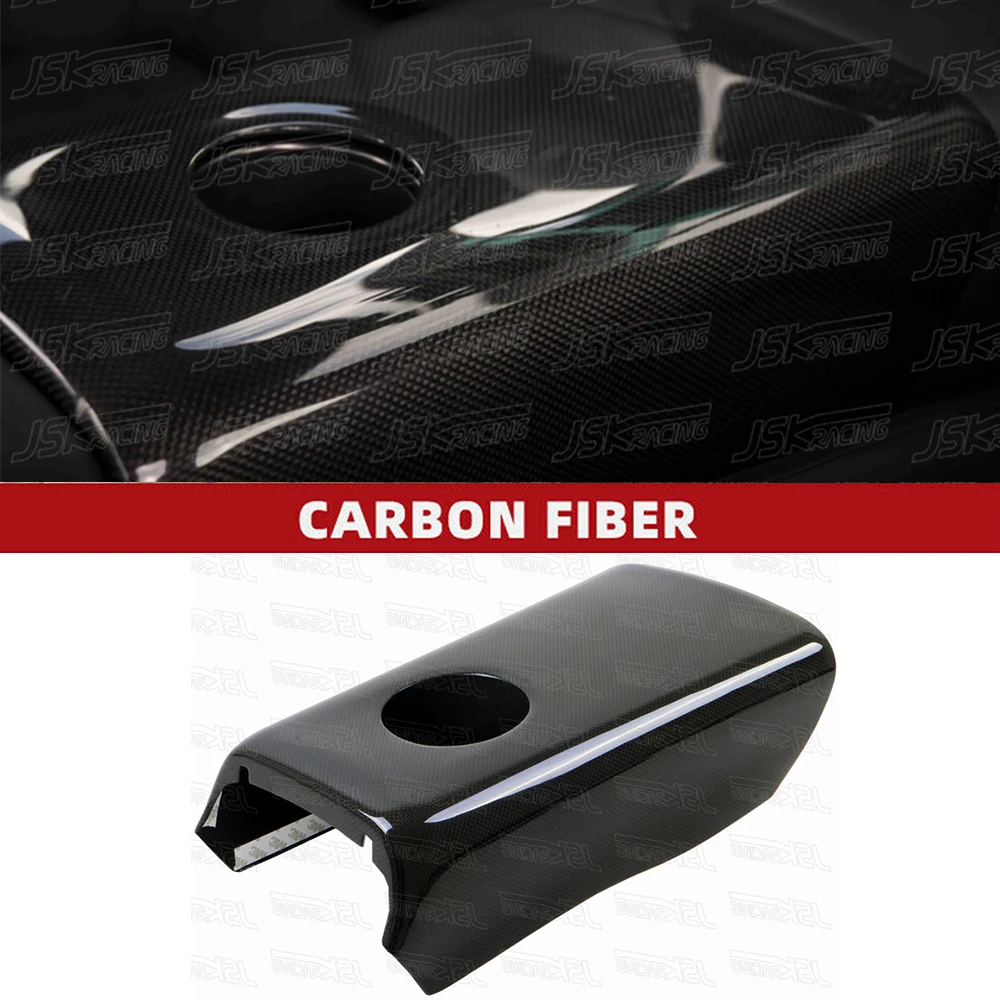 

For Nissan GTR R35 2008-2016 Carbon Fiber Rear Center Console Armrest Cover Trim