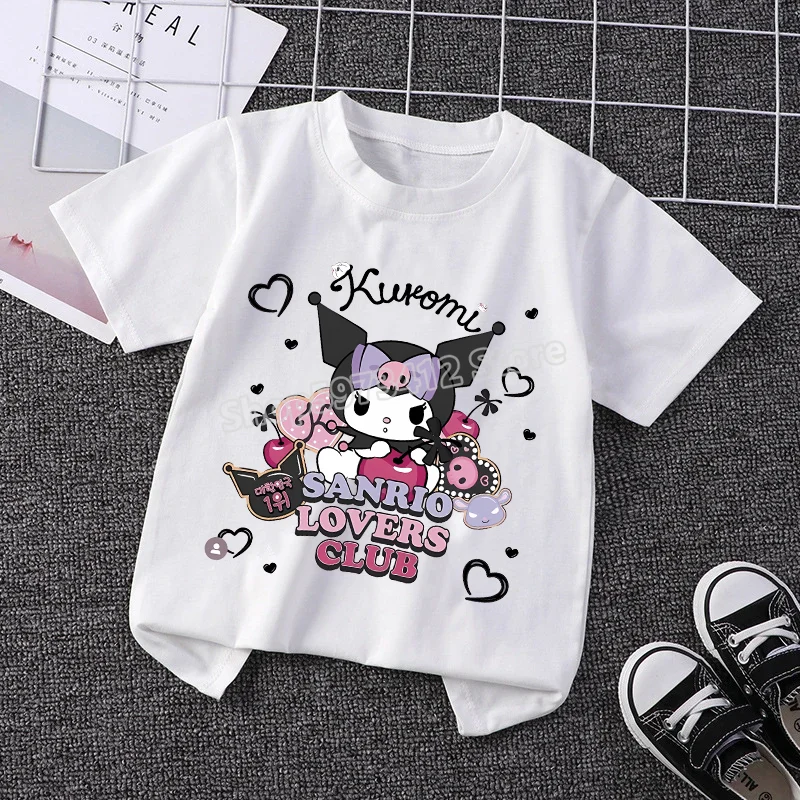 KUROMI BABYMILO Tシャツ ホワイト100 Kuromi Kids Clothing Cute Girl