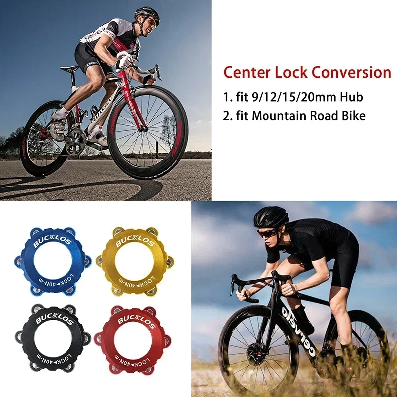 Centerlock Lockring Adapter Bicycle Center Lock Disc Rotor Lock Cover Ring Conve