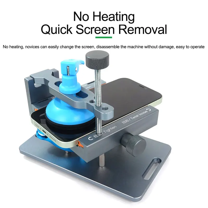 RELIFE RL-601SL Plus 2in1 Phone Free Heating LCD Screen Separator Quick Screen Removal Fixture For iPhone For Android Repair