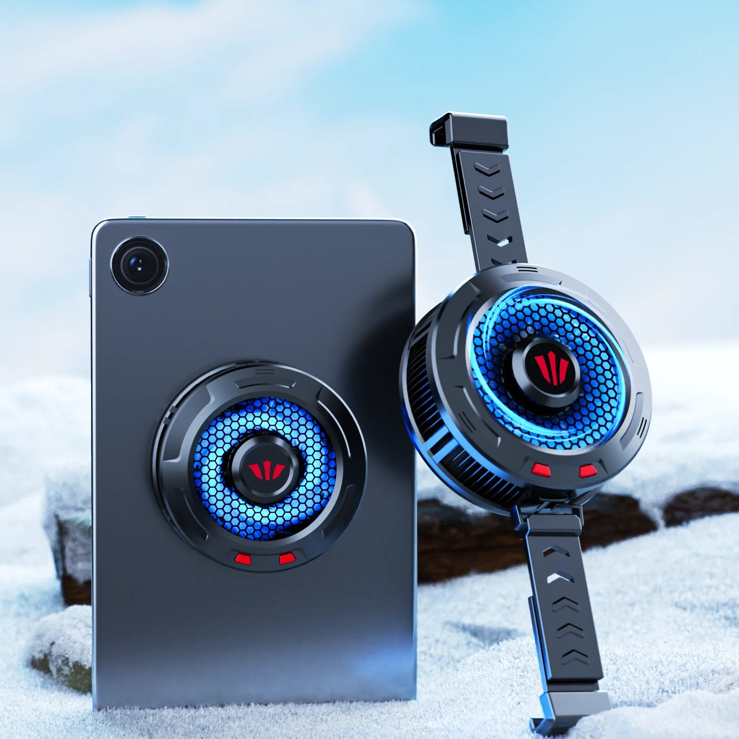 Sarafox X9 PRO 36w Ipad cooler Three-speed Adjustable RGB 2in1 Semiconductor Refrigeration Tablet Phone Cooler Max