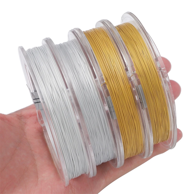 1Meter Japan Imported Soft Steel Wire Gold