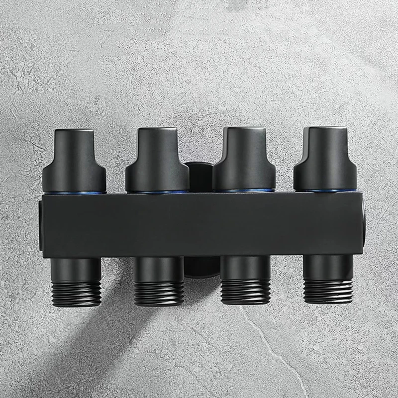 Angle Valve Faucet Valve One-in Four-out Independent Switch Four-way Water Heater Toilet Multi-function Four-control