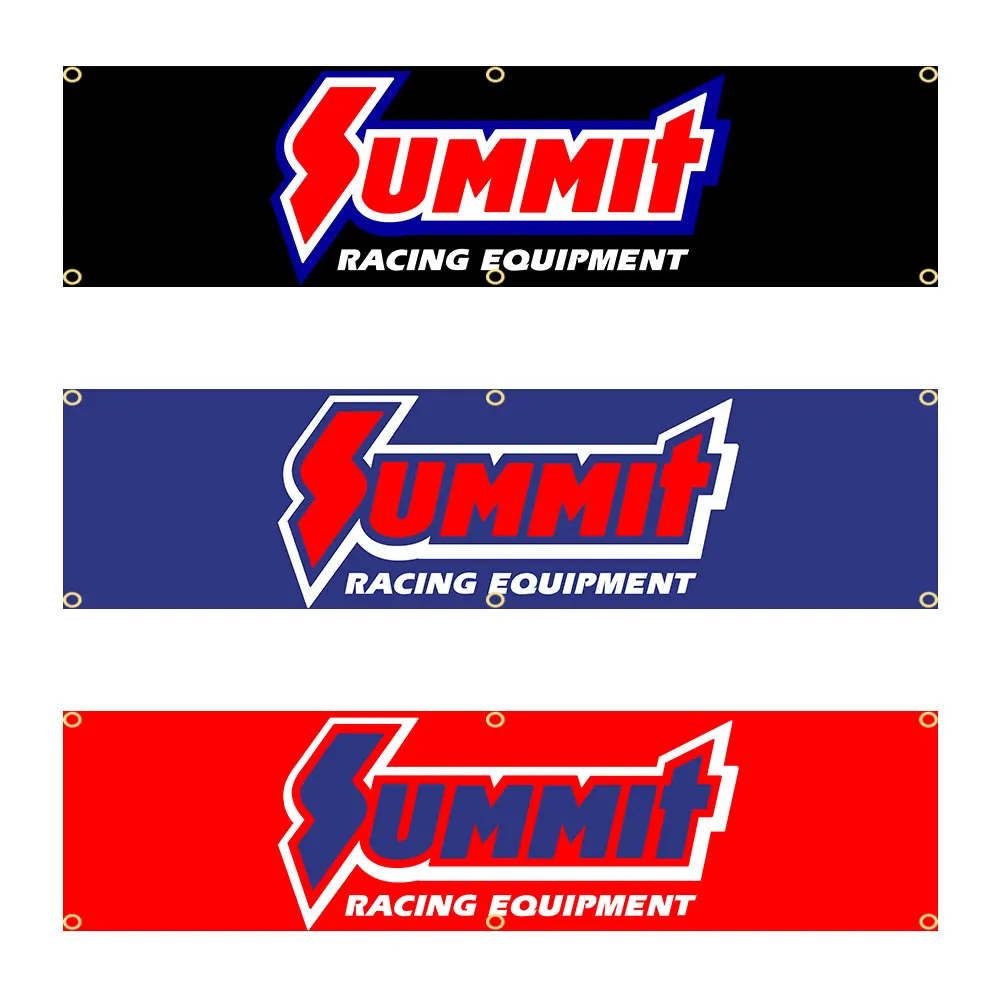 60X240Cm Summit Car Banner Arazzo Poliestere Stampato Bandiera Garage O All'Aperto Per La Decorazione