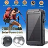 200000mAh Solar Power Bank Waterproof Mobile Power Large Capacity Power Bank Fast Charging Battery Camping Powerbank for Xiaomi 1