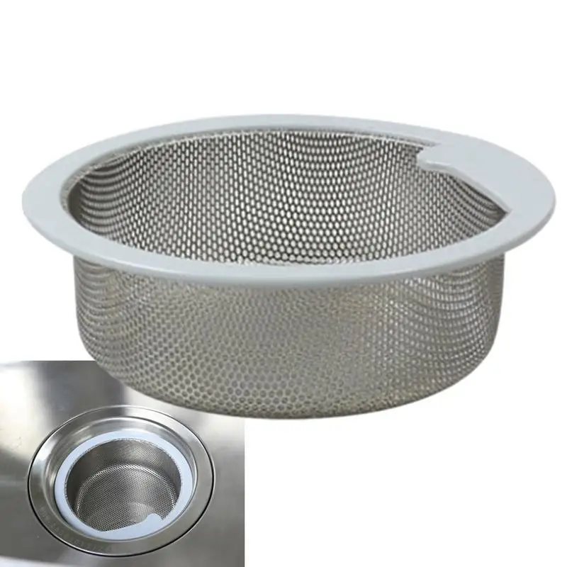 Kitchen Sink Strainer Stainless Steel Mesh Sink Strainer Filter Hair Catcher Sink Stopper & Protector For Kitchen Sink Bathtub