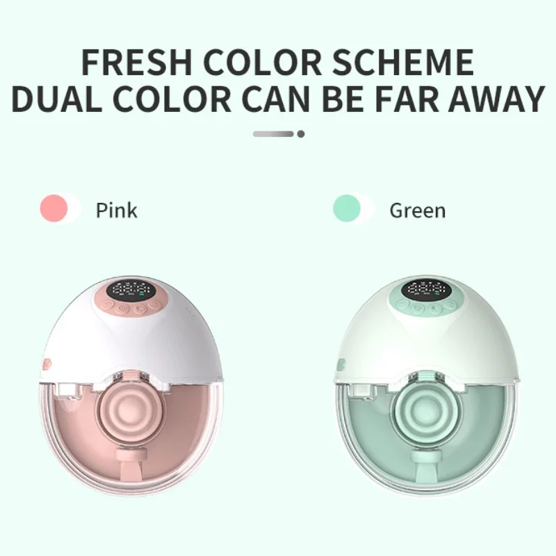 Breast Pump Wearable BPA-Free Wireless Bra Breast Pump with Cordless Bottle Design Wearable Silicone Flange Milk Manual Breast Pump