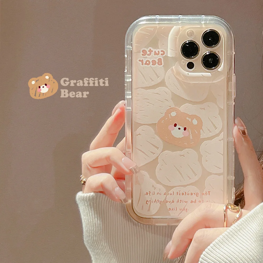 Iphone 14 Pro Max Case Cute Bear  Phone Case Iphone 12 Pro Cute