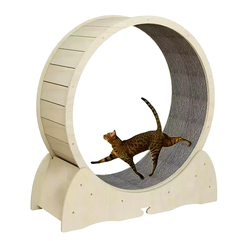 Cinta de correr de madera para mascotas, cinta de correr silenciosa