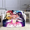 Puella Magi Madoka Magica Cartoon printed blankets Flange Warm blanket picnic blanket Soft and comfortable blanket Birthday Gift 2