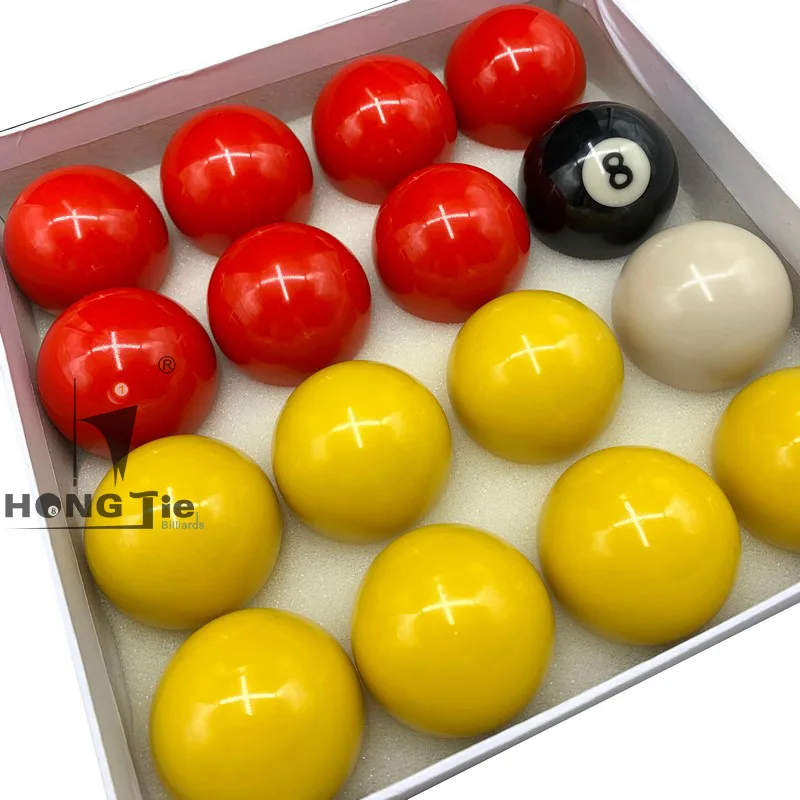 52.5mm Red & yellow Gaming Billiards America pocket pool lottery POOL