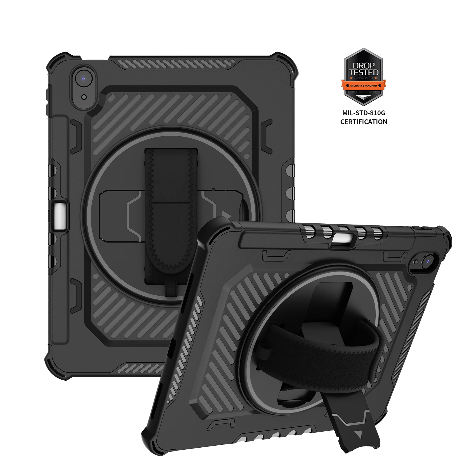 Premium 360° Rotating Rugged Stand Case with Shockproof Full-Body Protection