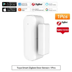 Smart Door and Window Sensor - Zigbee Wireless Alarm System with App Control (Zigbee Version)