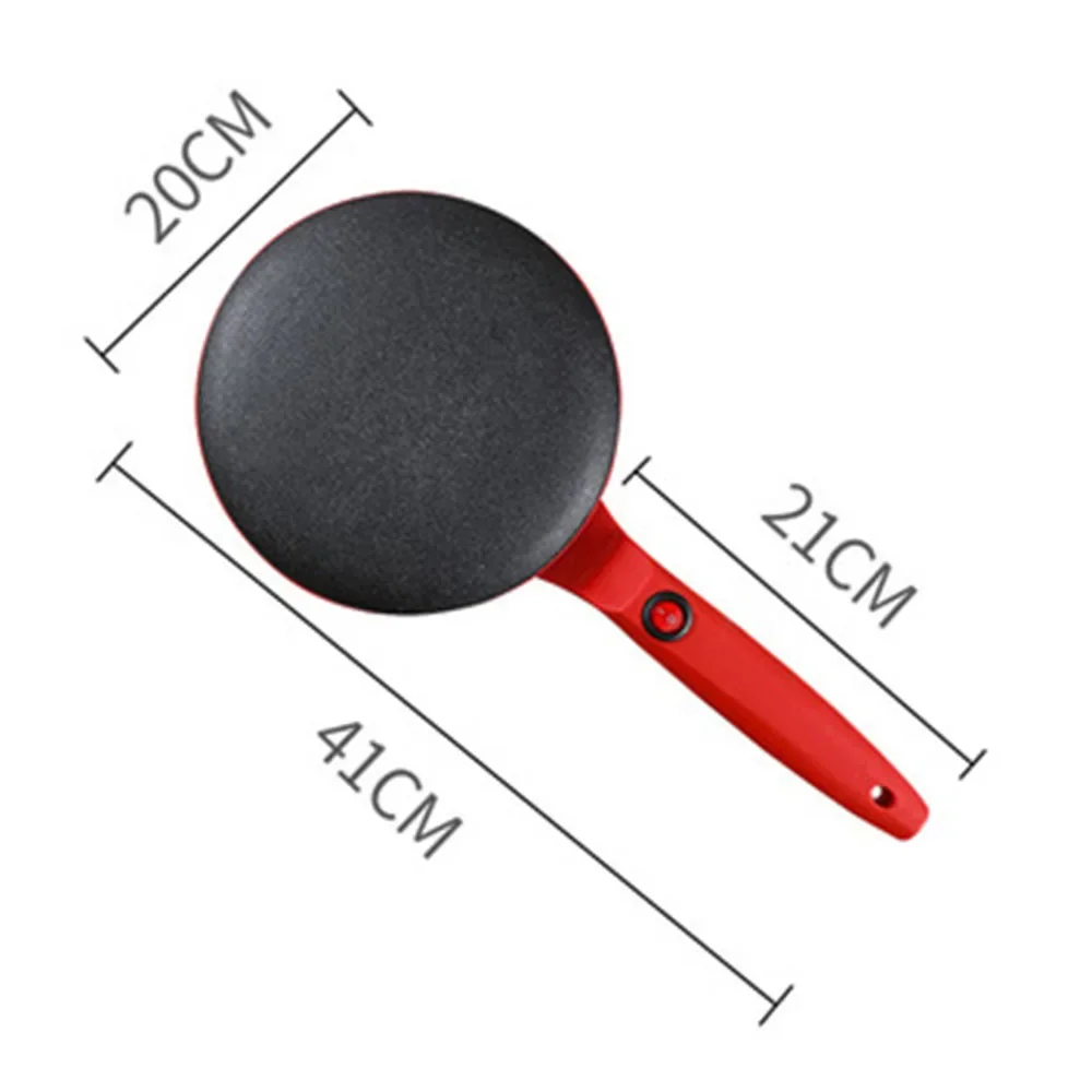 Electric Crepe Maker 220V Electric Crepe Maker Pizza Pancake Machine Non-Stick Griddle Baking Pan Cake Machine Kitchen Appliance Cooking Tools