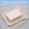 5Pcs Sisal Soap Saver Bag Exfoliating Mesh Pouch Eco Friendly Natural Zero Waste Foaming And Scrubbing Sisal Bag For Bathroom 6