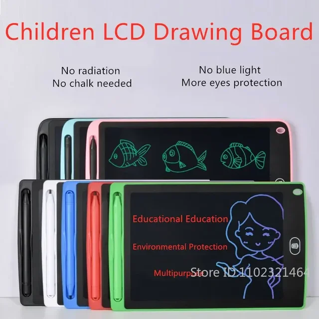 12/8.5/4.4 inch LCD Drawing Tablet For Children's Toys Painting Tools Electronics Writing Board Kids Educational Handwriting Pad 2