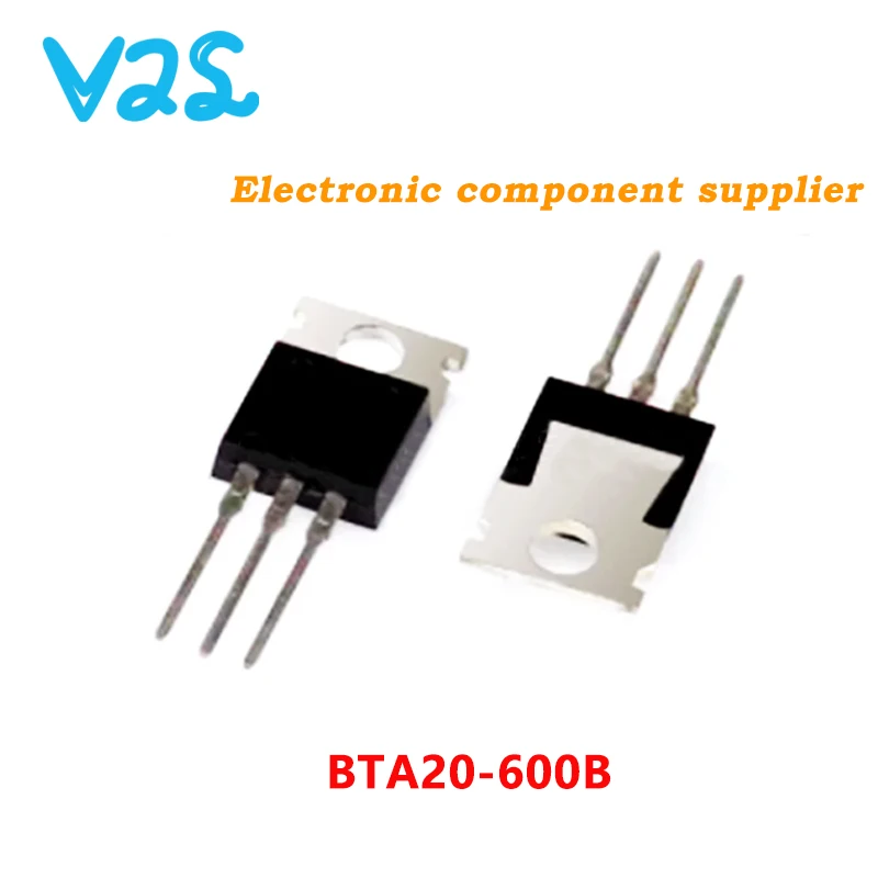 (10pcs) 100% New BTA20-600B TO220 BTA20-600 BTA20 600B TO-220