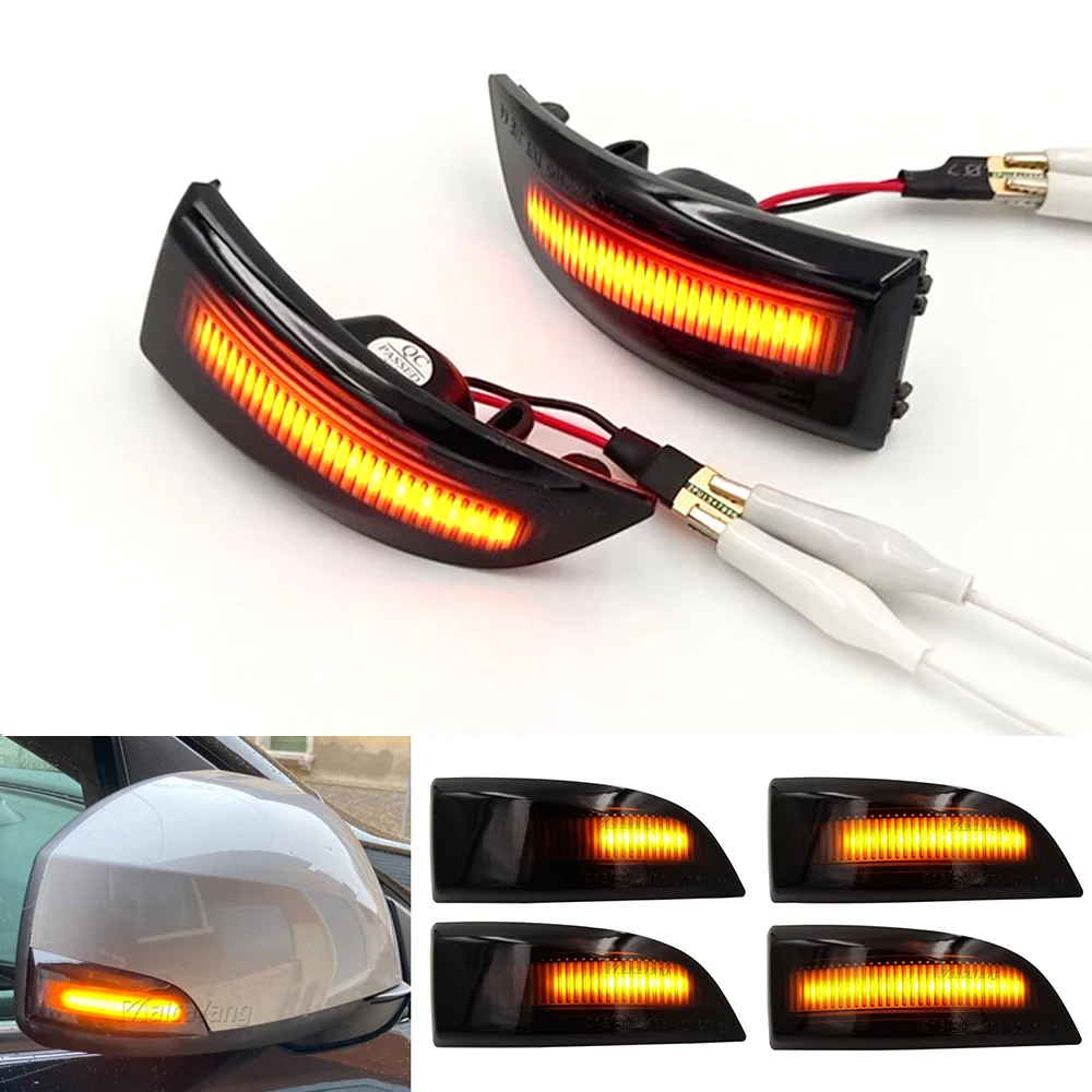 Din mica LED luzes de sinaliza o espelho lateral indicador para Renault din-mica-led-luzes-de-sinaliza-o-espelho-lateral-indicador-para-renault