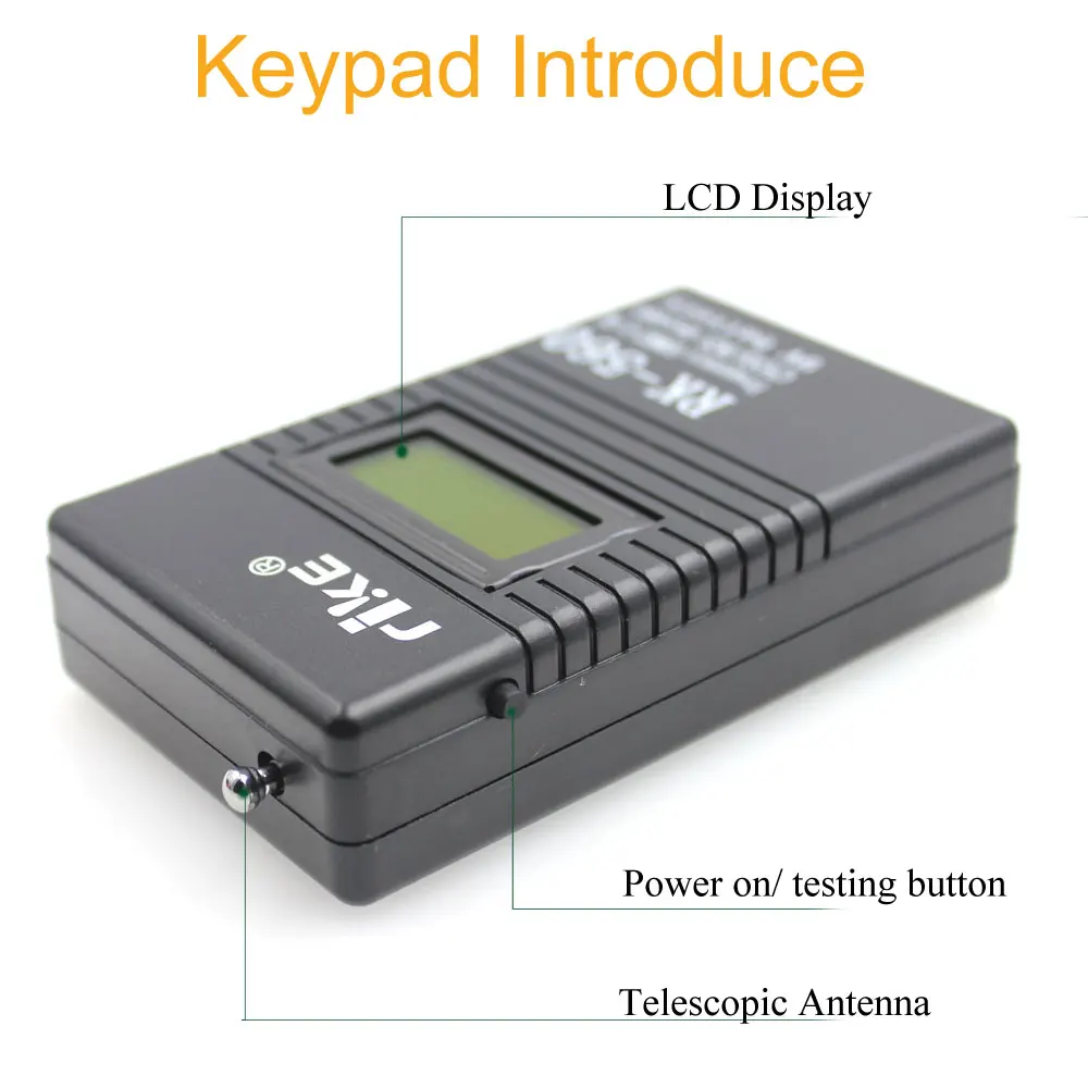 RK560 Frequency Counter 50MHz-2.4GHz DCS CTCSS Radio Tester RK-560 Portable Handheld Frequency Meter High Quality
