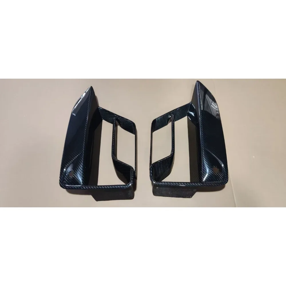 BMW F90 LCI 스타일 M5 2021 전용  드라이 탄소 섬유 프론트 범퍼, 공기 흡입구 측면 공기 흡입구 안개등 프레임 트림