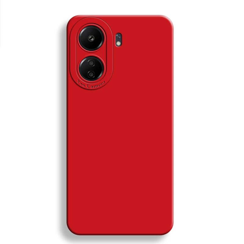 For POCO C65 Case Shockproof Silicone For Xiaomi POCO C65 Cover 6.74 inch Full Cover Camera Lens Protection Bumper For POCO C65