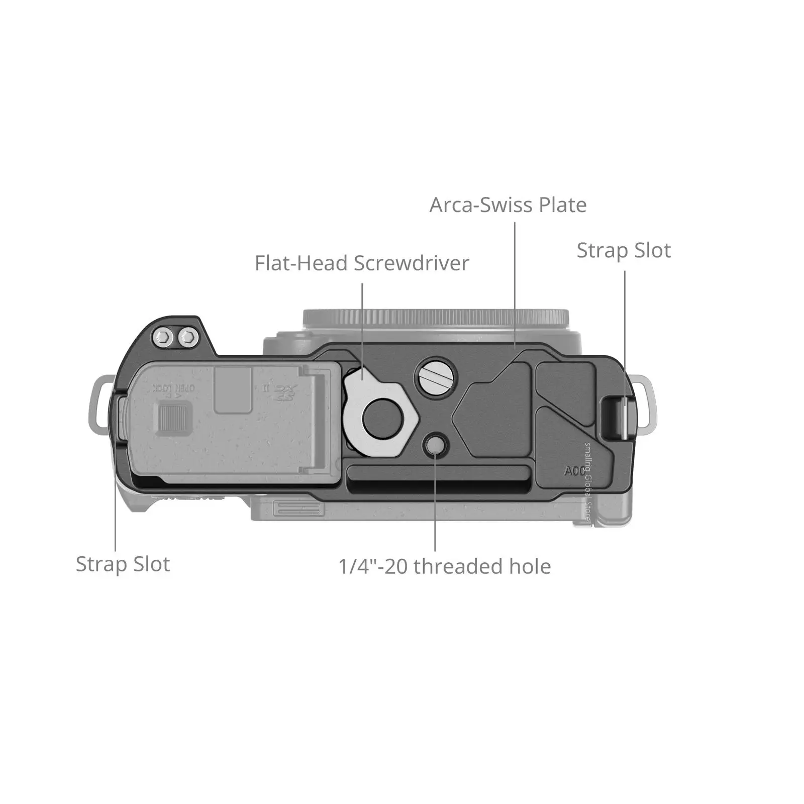 SmallRig L-Shape Handle for Panasonic LUMIX S9 Photography Base Plate Photography Protective Tools 4517