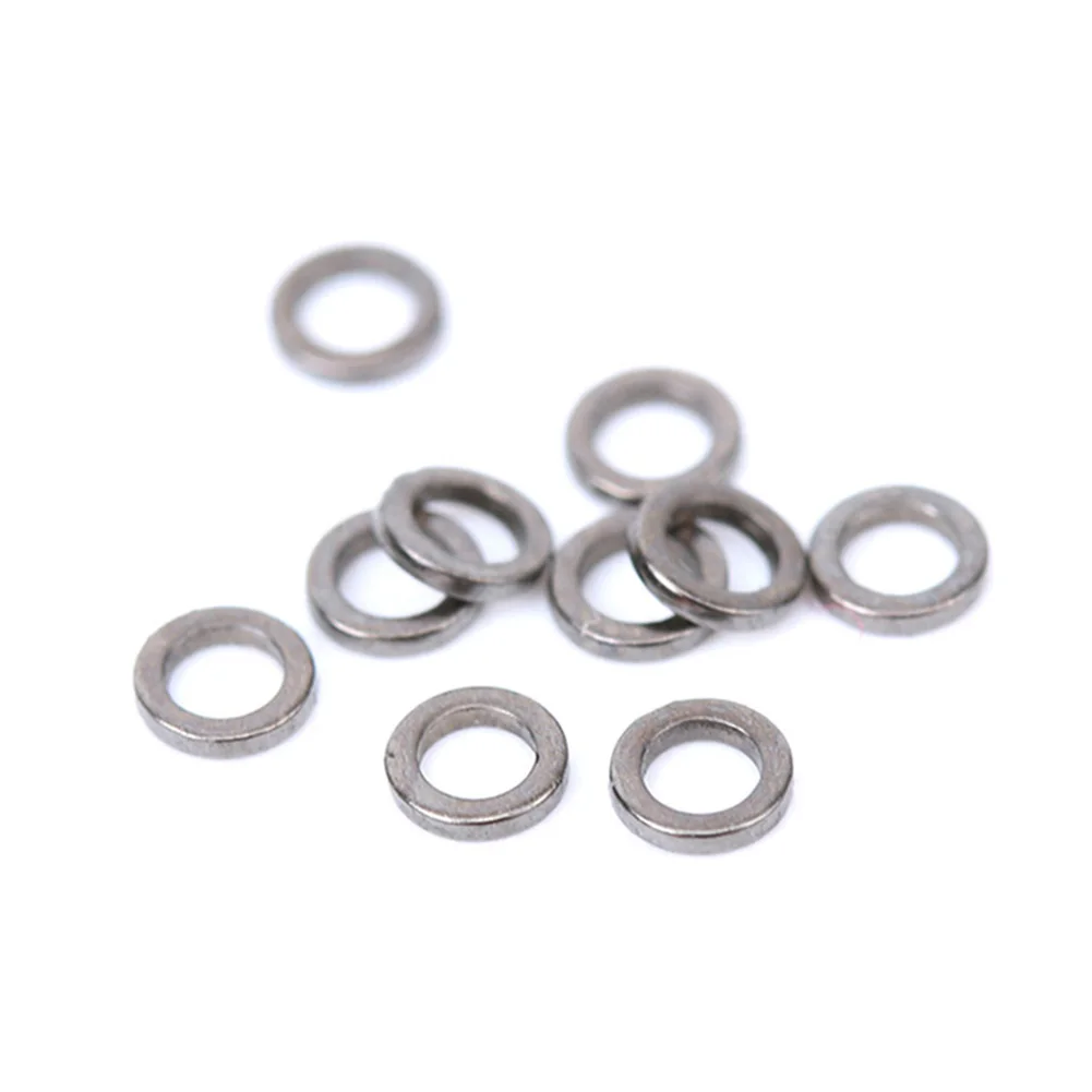 10/20/50 Stück KLEINE OVAL-TIPPET RINGS 2mm O-Ring-Rio Leader Fliegenfischen O-Ring Starker Ring Fliegenfischen Leader Tippet Ringe – Detail 17