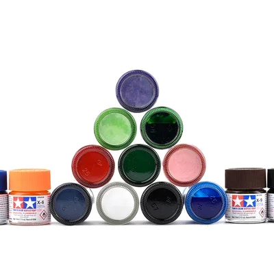acrylic paint 10ml Tamiya Paint X1-X23 Gross Colors For Assembly Model Building Tool DIY Water-Soluble