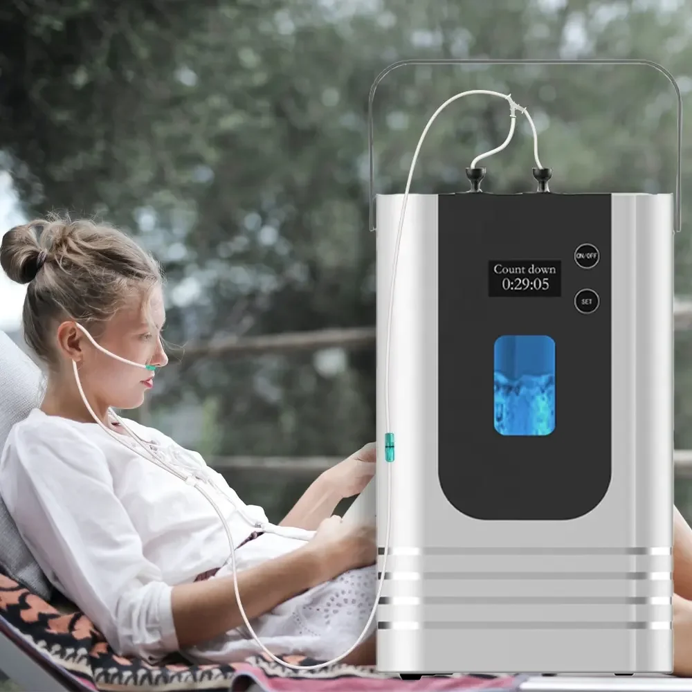 Hydrogen Generator Portable Hydrogen Inhalation Machine Pem Hydrogen Inhalation Machine Breathing 300ml+oxygen 150ml 2