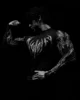 Breathedivinity Compression Long Sleeve Quarter Zip tops Muscle GYM Fitness Mock Neck in Black Wolves Club Y2K 1