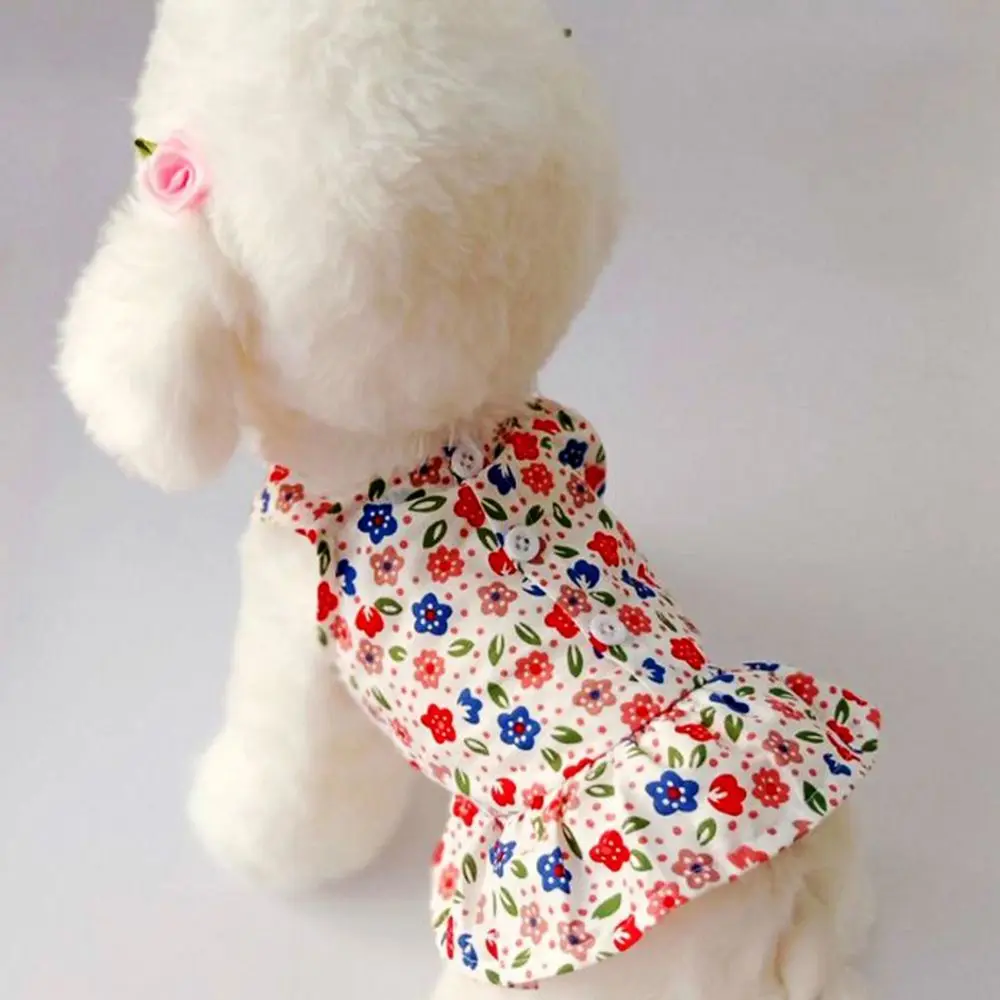Thin Summer For Small Dog Puppy Chihuahua Bichon Poodle Pet Supplies Puppy Clothes Dog Dress Skirts Pet Costume DIY