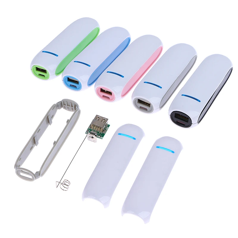 18650 배터리 충전기 상자, DIY 범용 5V USB 보조배터리 케이스 키트, 배터리 미포함 휴대폰용 DIY, 1PC