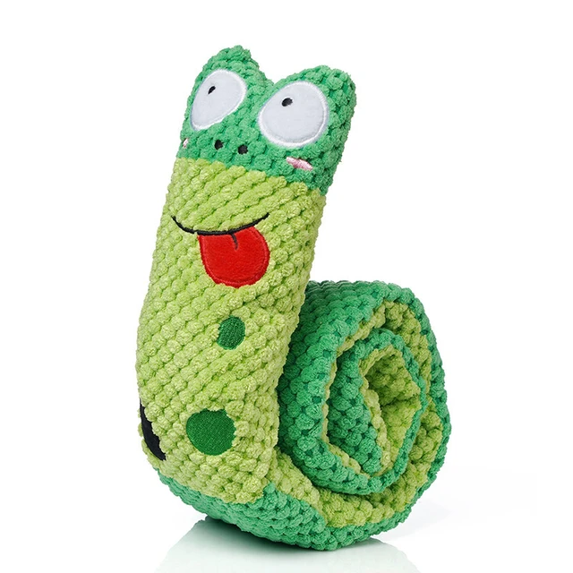 Caterpillar Dog Toy Squeaky Plush Toy Sniffing Toy For Boredom