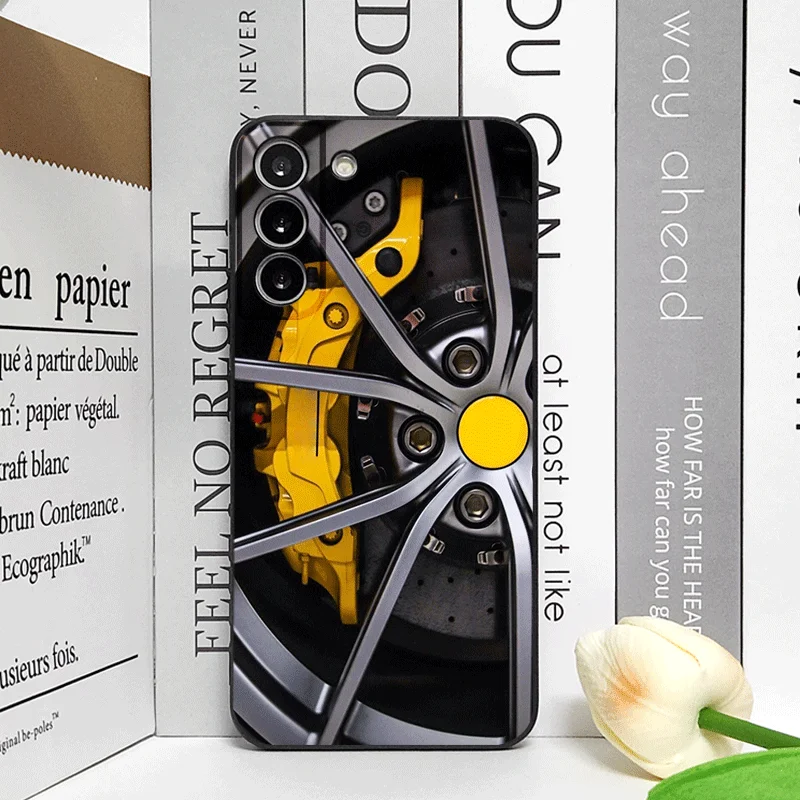 Cool Super Car Wheel Pattern Phone Case - Stylish Soft Cover s