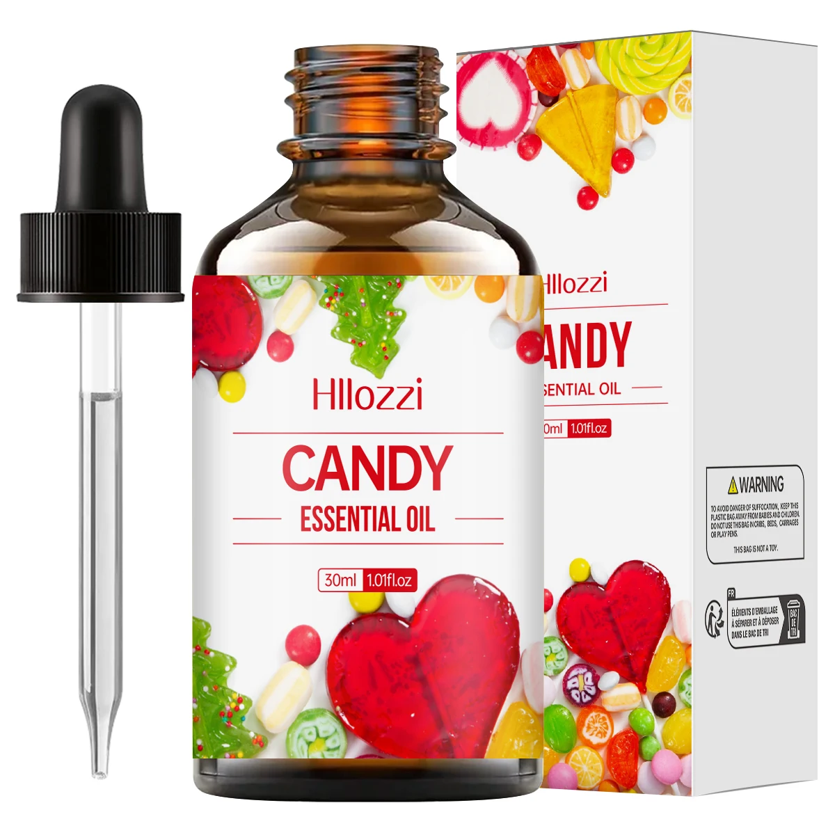 Candy essential oil, candy scent, suitable for body massage and hair care, aromatherapy candles, home use.