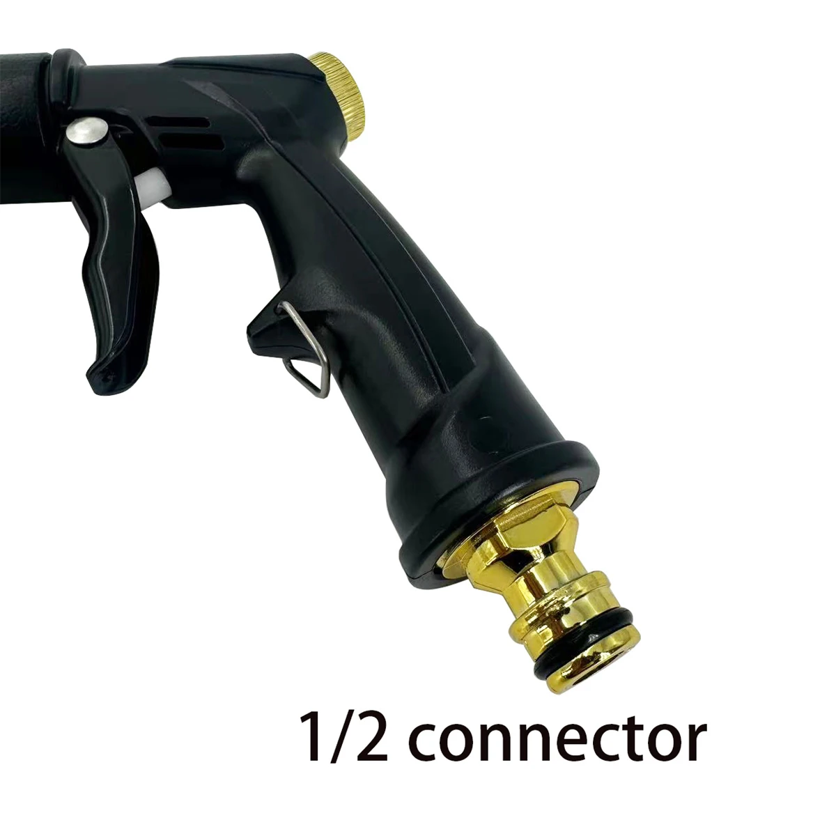 고압 세차 워터건 가정용 세차 도구 금속 연장봉 고무 코팅 핸드 가든 관개 노즐