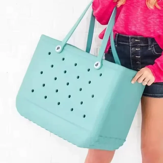 XL Waterproof Beach Tote Bag – EVA Rubber Handbag 3