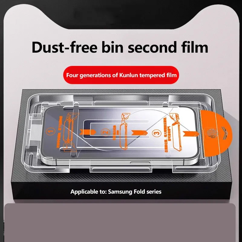 2-Pack Premium HD Tempered Glass Screen Protectors with Easy Install Auto-Dust Removal Kit