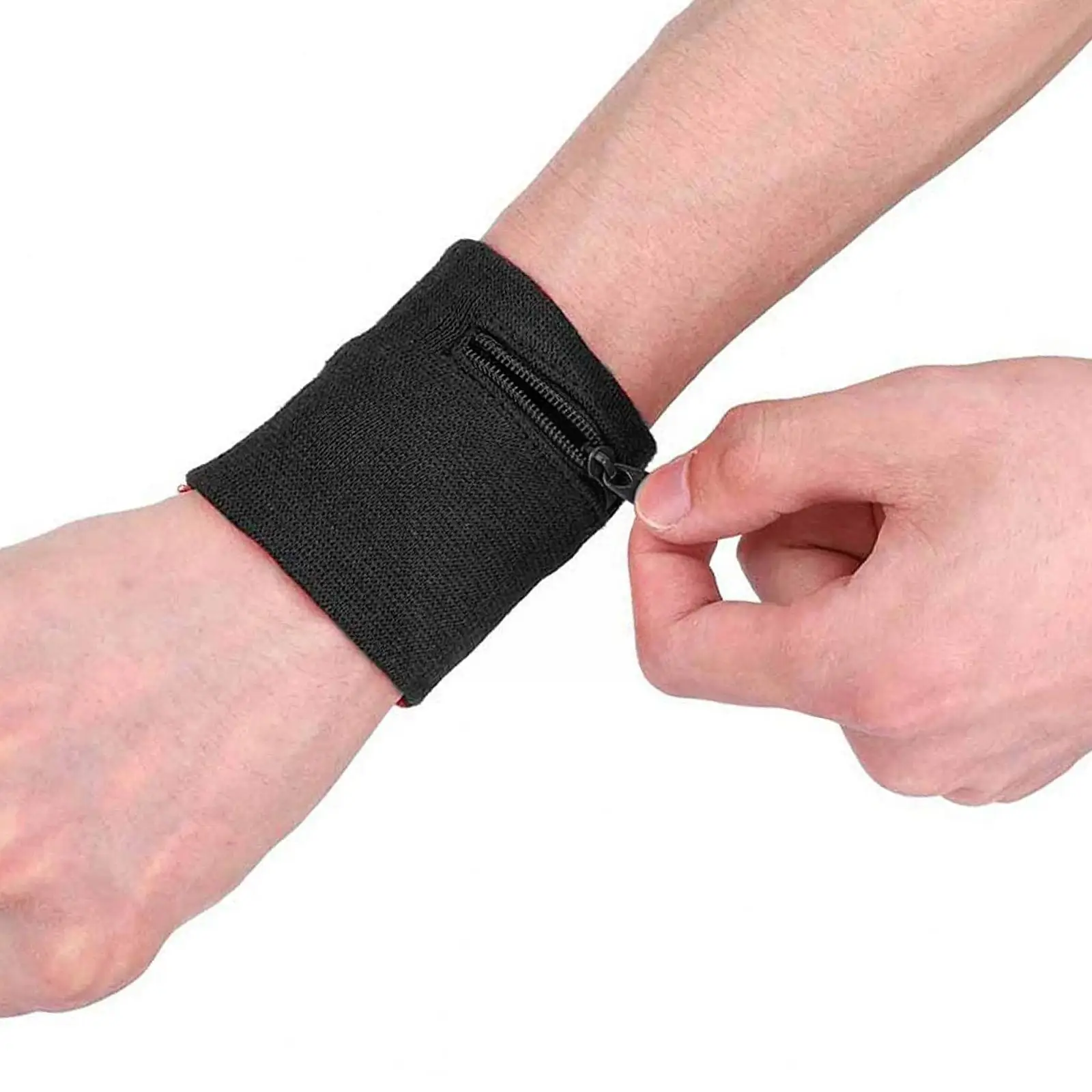 Zipper Wallet Wristband Wrist Wallet Pouch Band Zipper Sport Safe Mini Bag Running Fabric 2022 Bag Unisex Cycling Wallet Tr M2g6