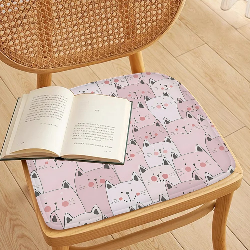 Cartoon Cute Cats Background Cushion Image 15