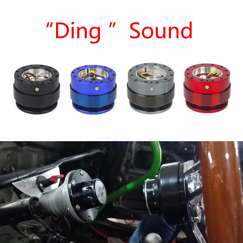 

DING SOUND Steering Wheel Quick Release Hub Adapter Snap Off Boss Kit JDM Car Accessories