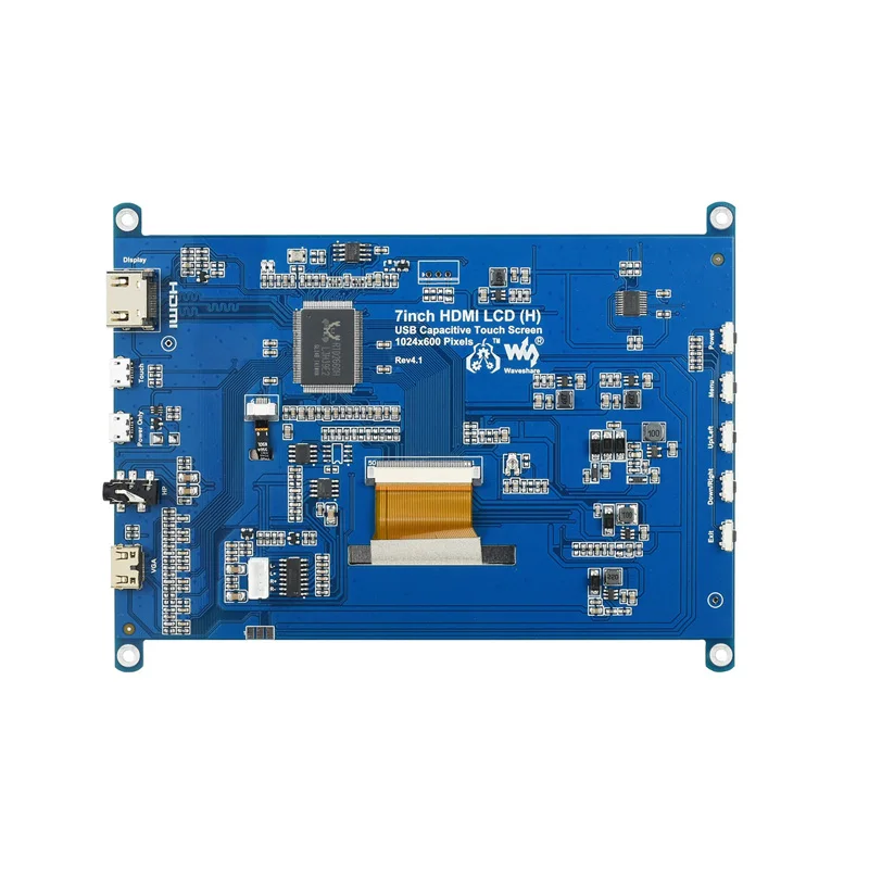   HDMI LCD (H) ÷  ġ ũ, HDMI ȣȯ IPS, 1024x600, 7 ġ