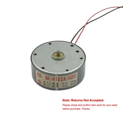 Compact Micro Round Solar DC Motor for Audio Recorders and CD Players