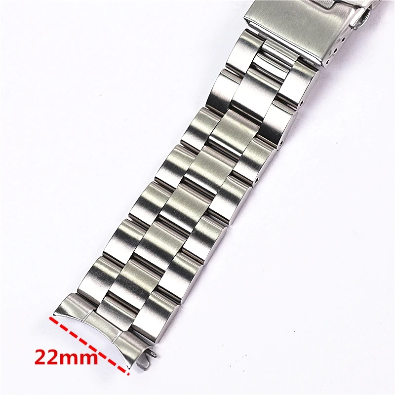 3 Stile 22 mm Tauchstahl-Metallarmband für Duro Mdv107-1A MDV106-1A Uhrenarmband Armband Armband Ersatzteile – Detail 12