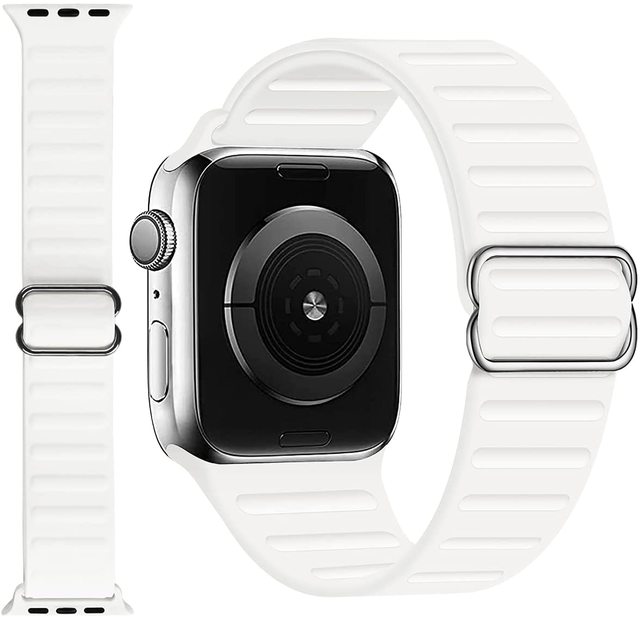 Stretch Silicone Solo Loop Band for Apple Watch 7 6 5 3 Se Sport Women Men Stretch Strap for Apple Watch 44 42 40 38