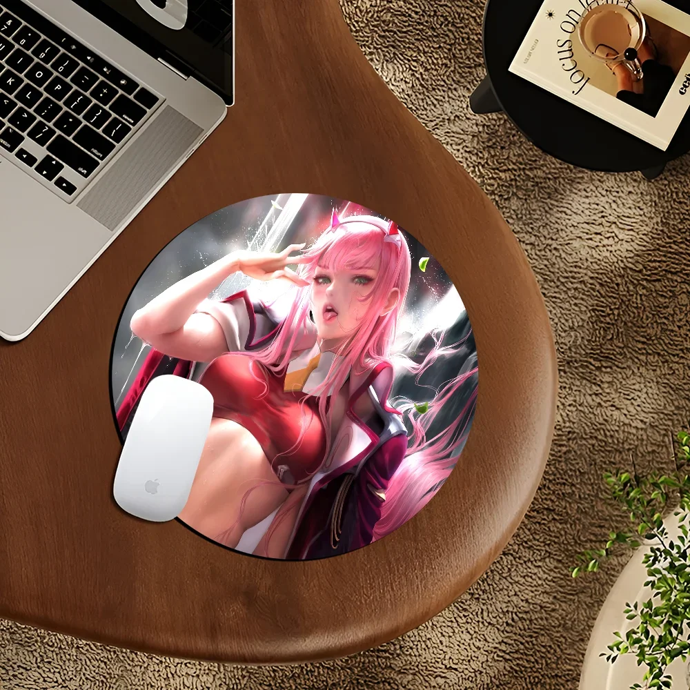 Zero Two Darling in the FranxxRubber Small Office Student Gaming Thickened Writing Pad Non-slip Cushion Mouse Pad Desk Play Mats 4