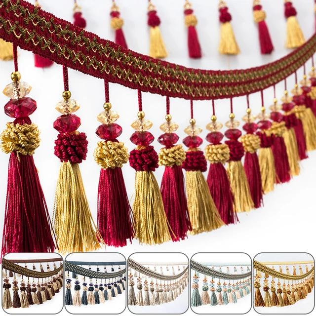 1m PU Leather Tassel Trim Double-side Fringe Decor Lace Ribbon DIY Making  Clothes Bags Keychain Earrings Fabric Sewing Accessory