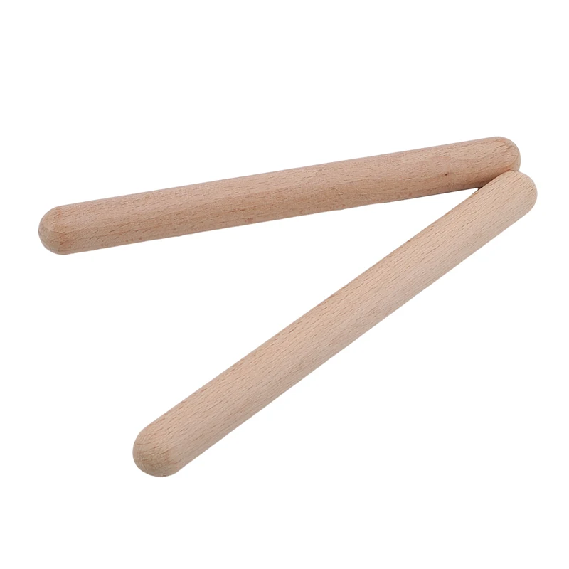 Classic Claves Rhythm Sticks Wooden Drum Sticks Classic Claves Percussion Instrument Kid Children Musical Toy Rhythm Learning drum sticks drum percussion accessories drum accessories