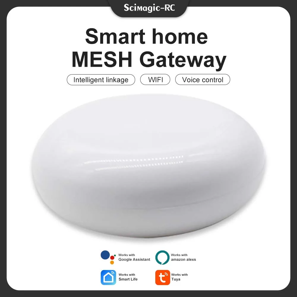 

TUYA WiFi Smart MESH Gateway Wireless DC 5V Smart Home BLE Mesh Hub Tuya Bridge Wireless Remote Controller Hub