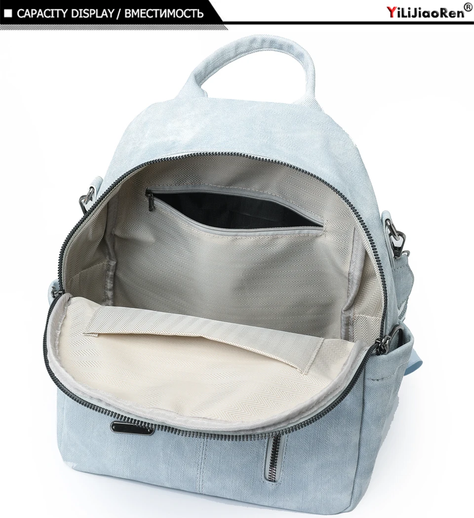 Fashion Daypack High Quality Pu Leather Backpack Women Bagpack Ladies Shoulder Bag Designer Large Capacity School Bag for Girls